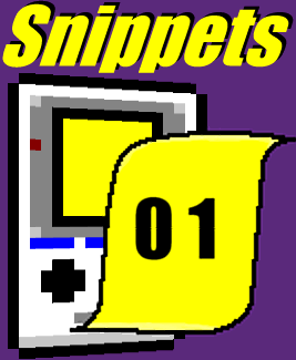 Harry Mulder's Gameboy Development: Snippets